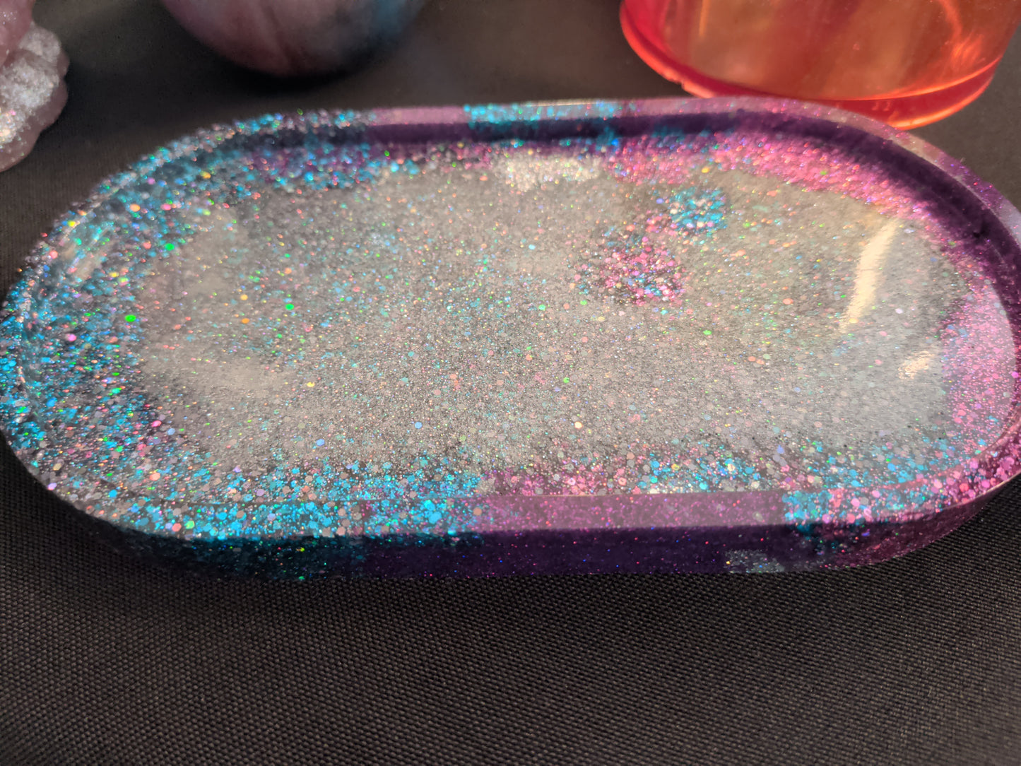 3 piece butterfly vase tray decor