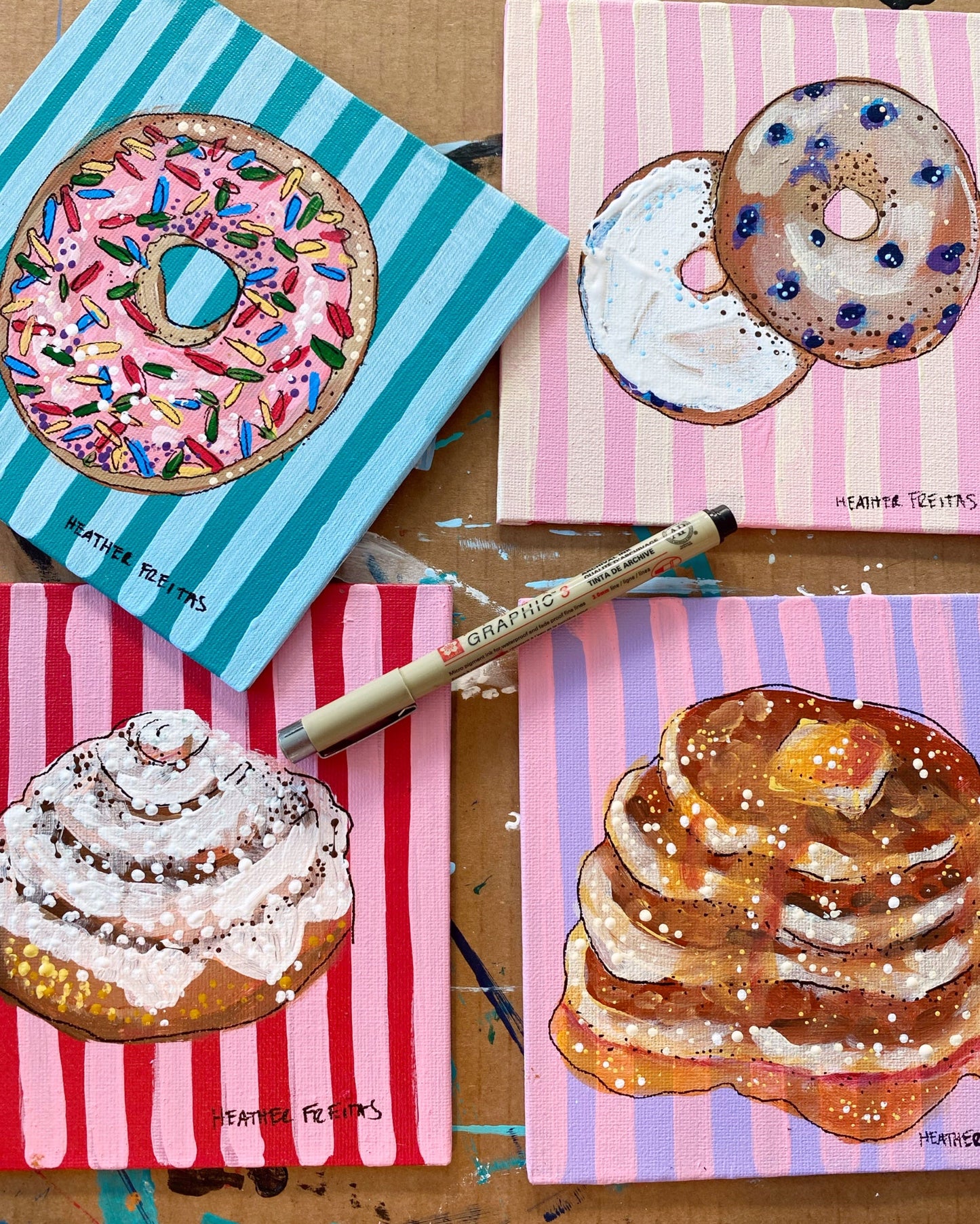 Bagel ( Original Painting )