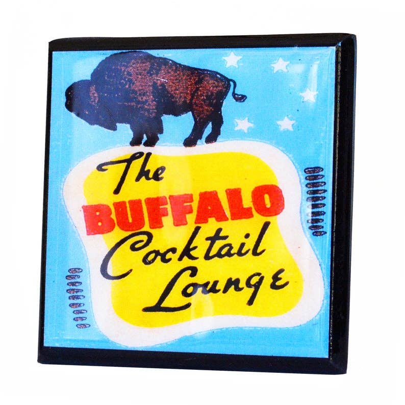 Classic Cocktail Lounge Drink Coaster Set