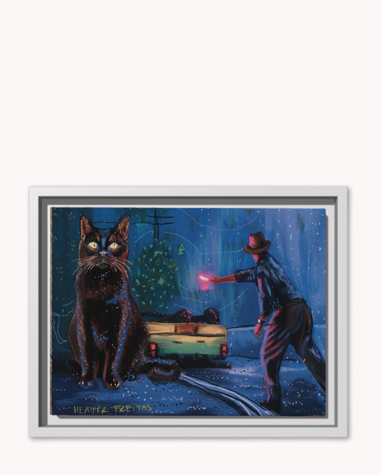 The Great Escape Framed Canvas Print