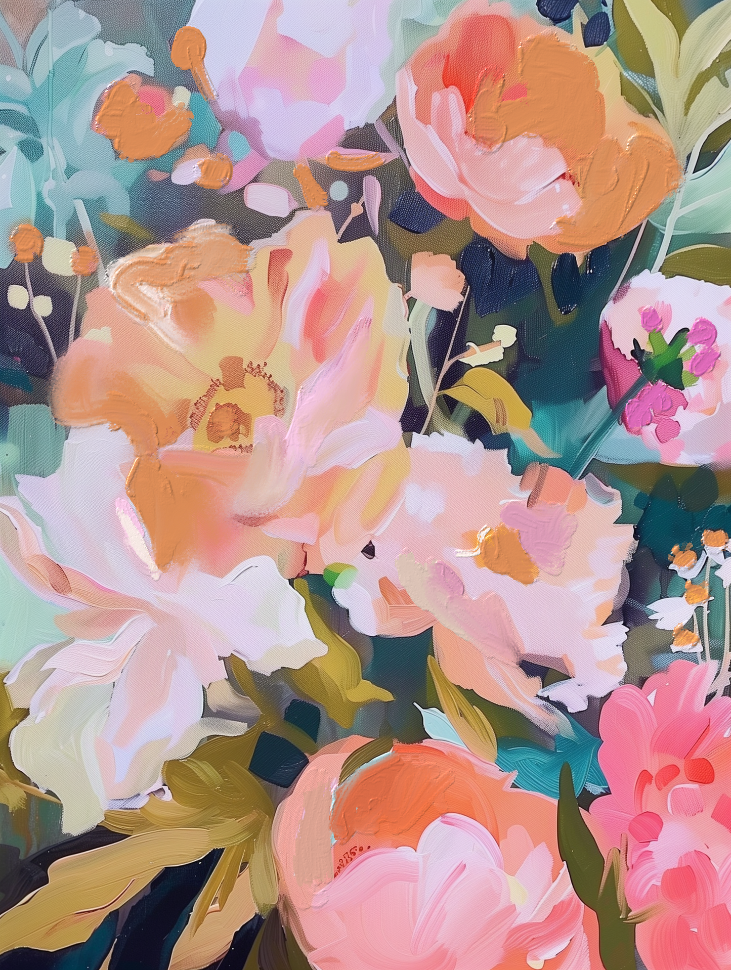 Among the Blossoms - Original Painting