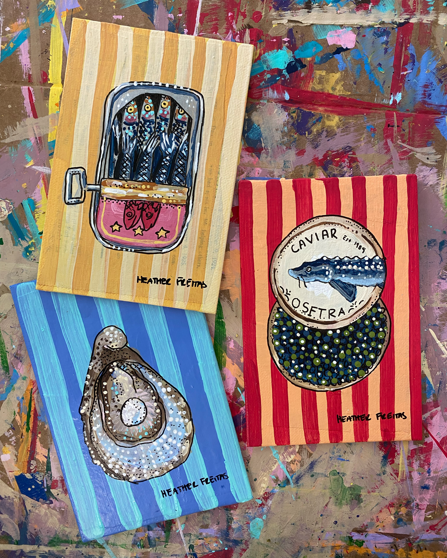 Oysters Pearl ( Original Painting )