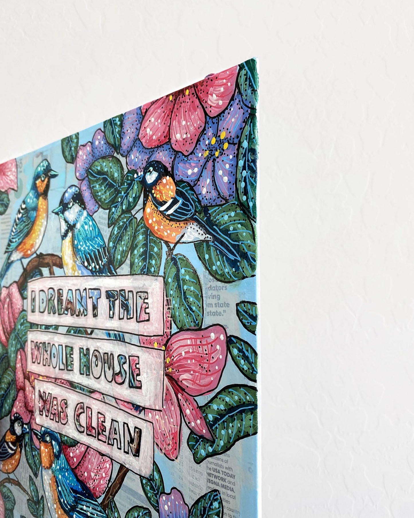 I Dreamt The Whole House Was Clean ( Original Painting )