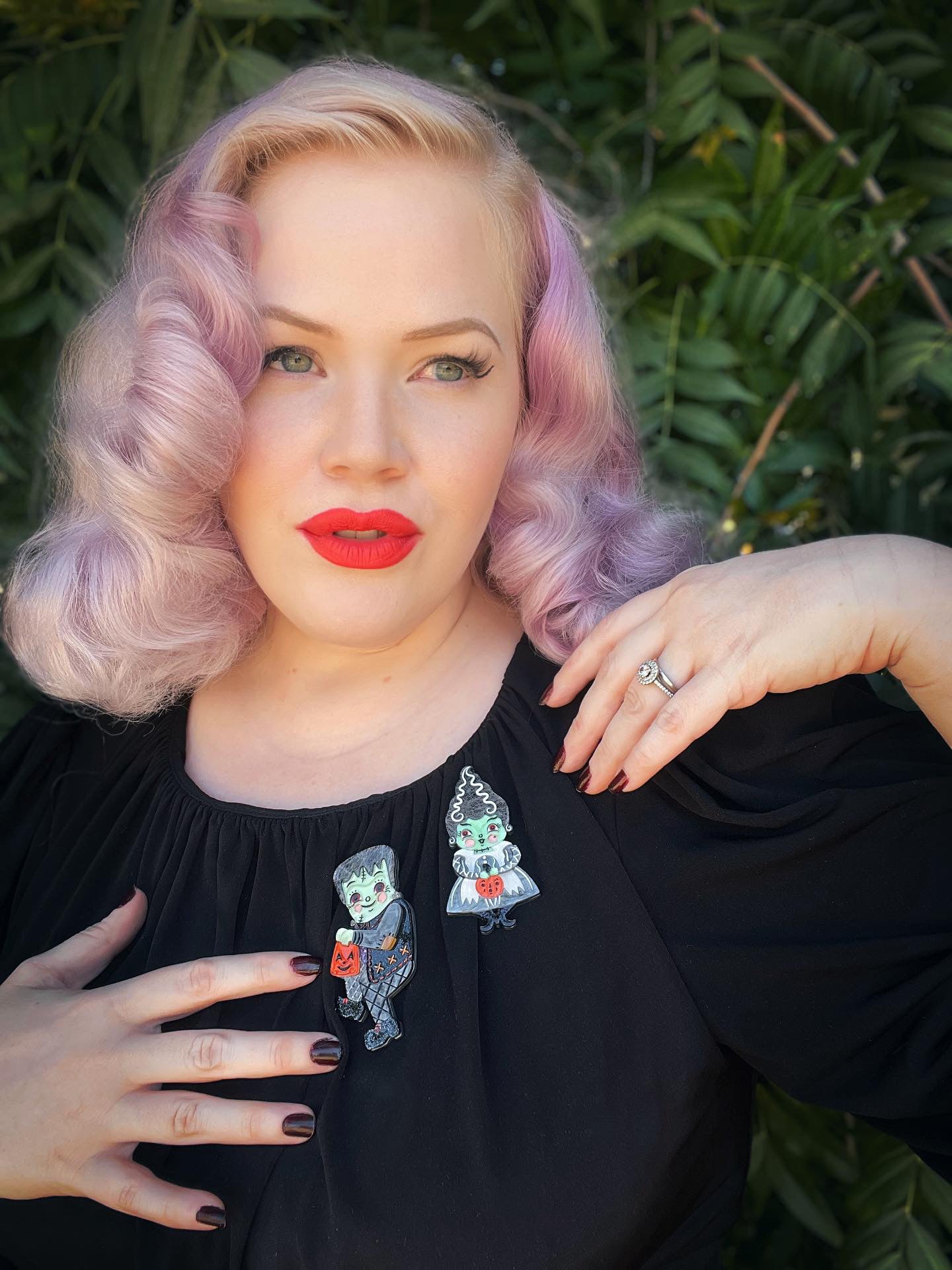 Bride of Frankenstomp Brooch by Lipstick & Chrome x Johanna Parker