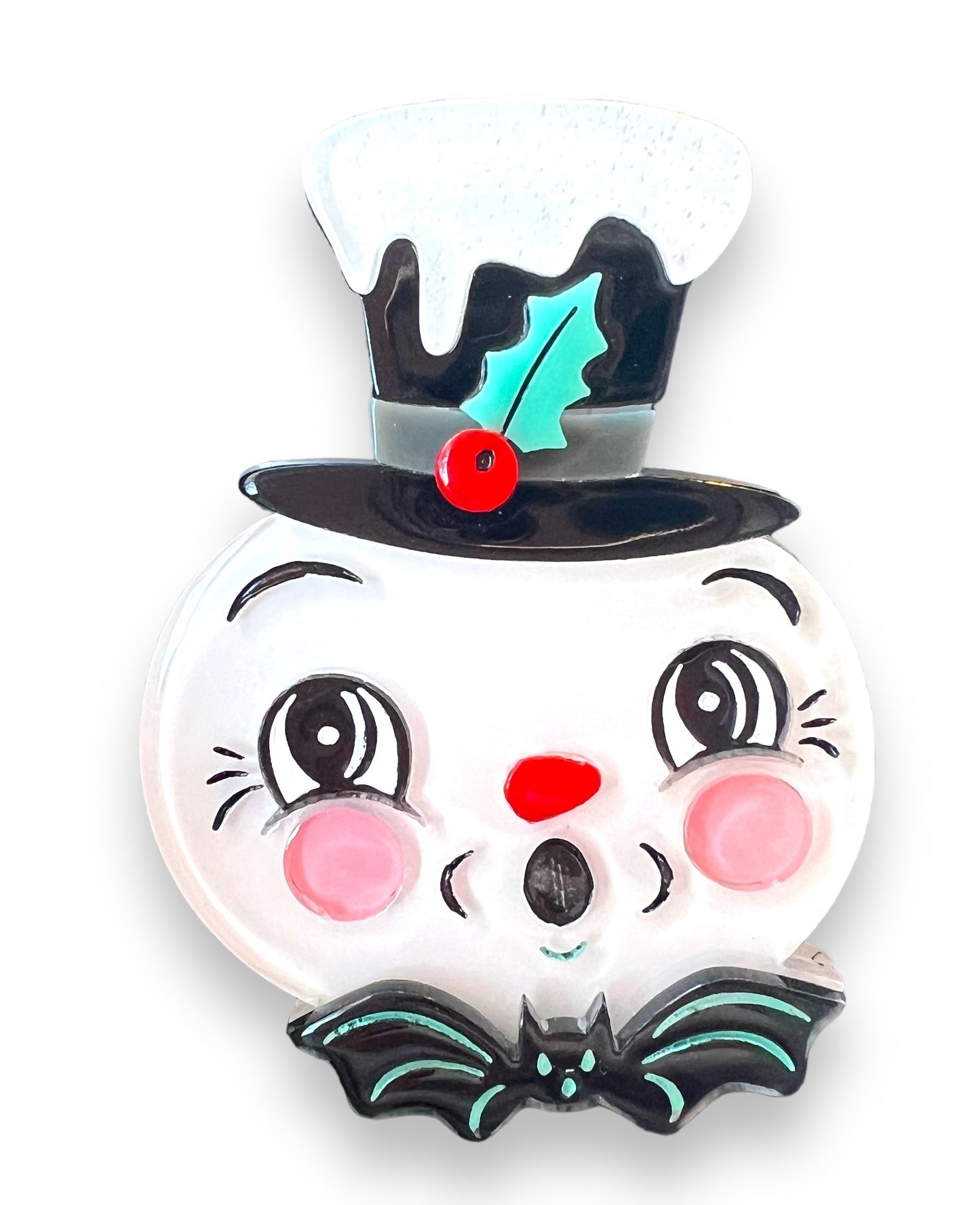 Spooky Frosty Spookmas Mini Brooch by Lipstick & Chrome x Johanna Parker