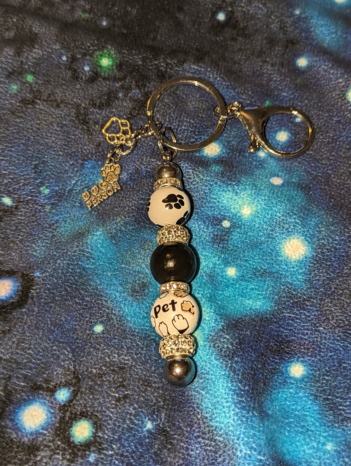Keychain Puppy Paw Dog Person