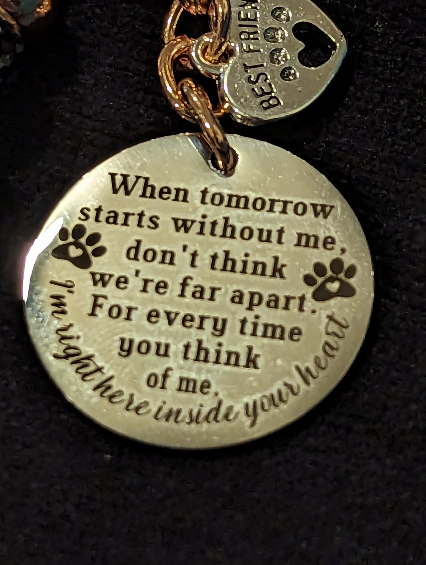 Keychain Puppy Best Friend Memorial