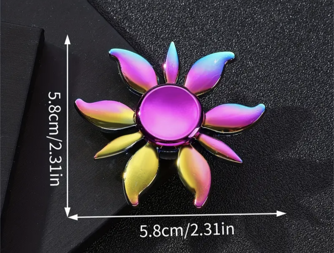 Metal Rainbow Fidget Spinner