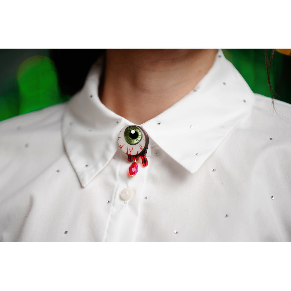 Bloody Eye Button Cover by Laliblue