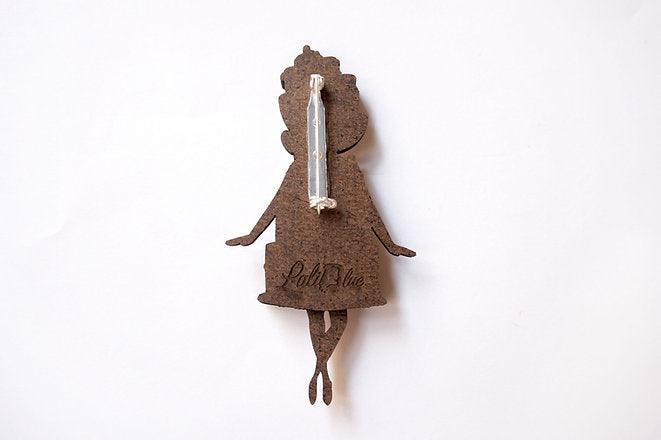 Cake Woman Brooch by Laliblue