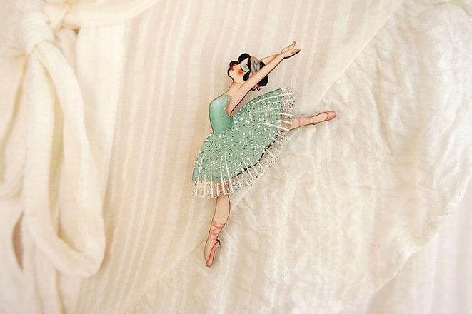 Classical Ballet Brooch by Laliblue