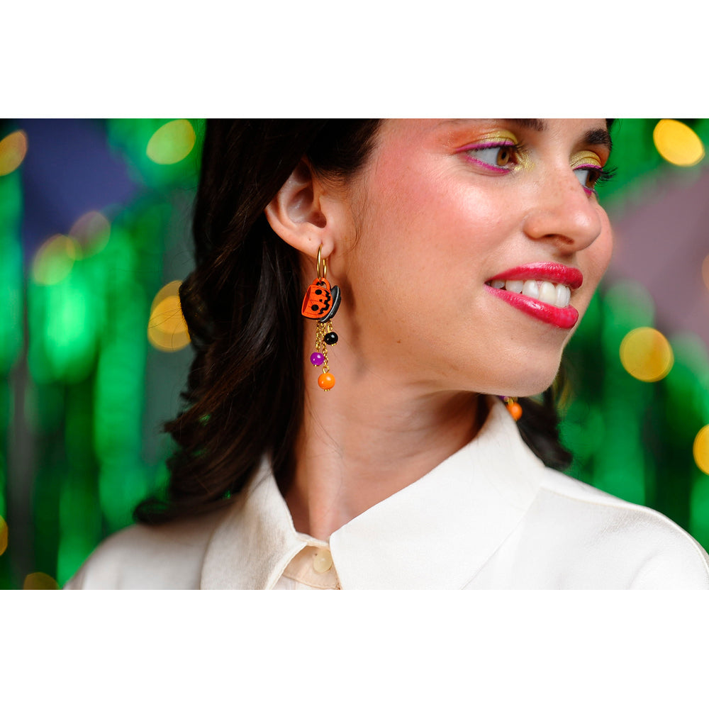 Halloween Tea Set Earrings by Laliblue