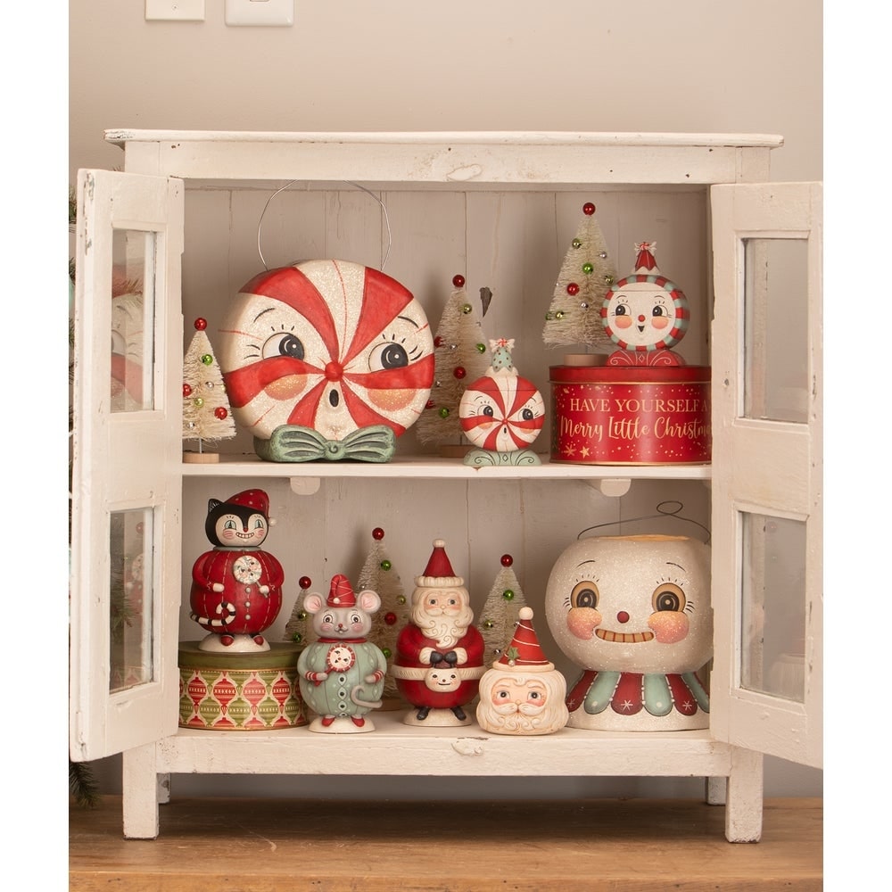 Large Singing Merrymint Bucket by Johanna Parker for Bethany Lowe