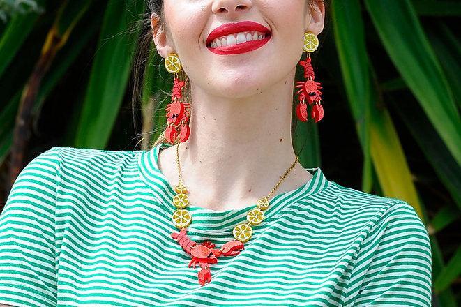 Lobster Necklace by Laliblue