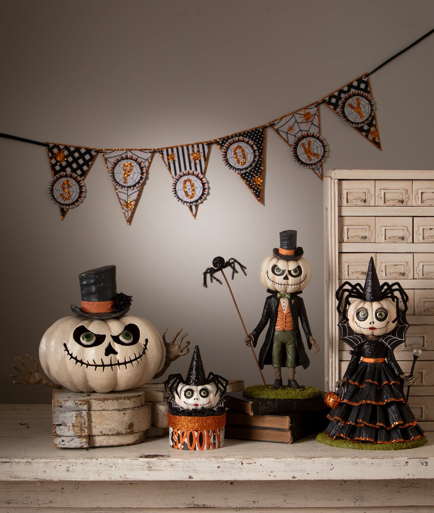 Mrs. Casperita on Box | Halloween Decor | Bethany Lowe