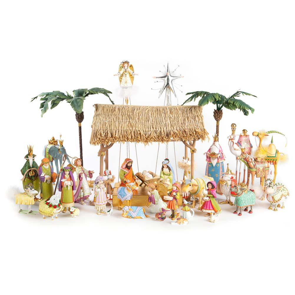 Nativity Manger Cow Figure by Patience Brewster