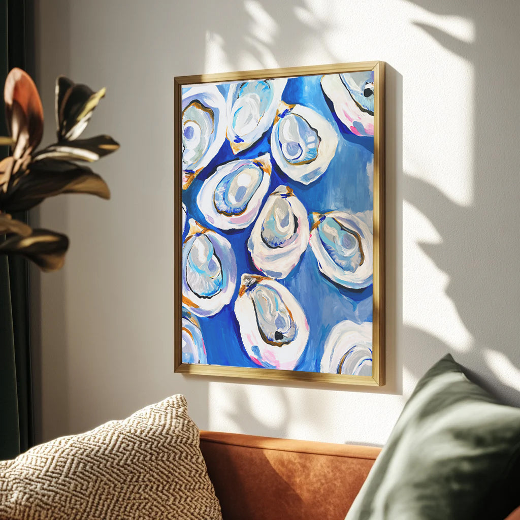 Oyster Shells Art Print