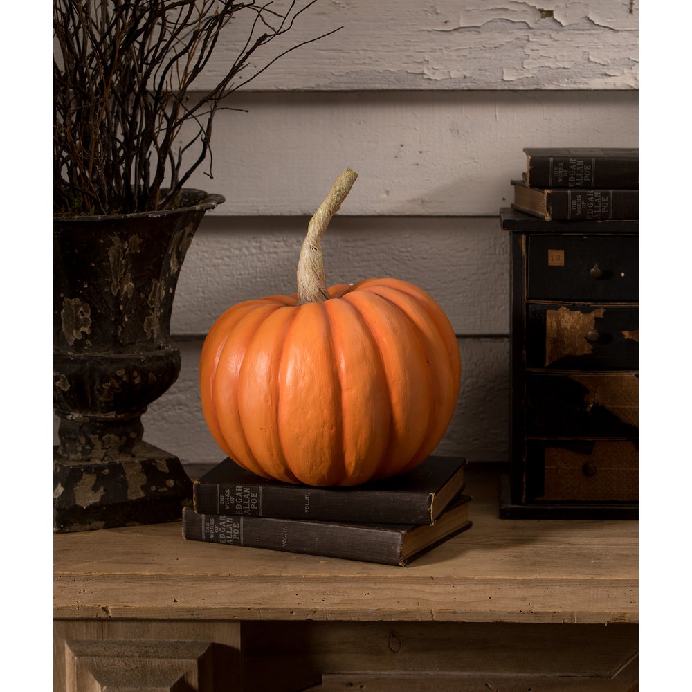 Peek-a-Boo Pumpkin Orange by Bethany Lowe Designs