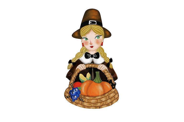Pilgrim Thanksgiving Brooch by Laliblue