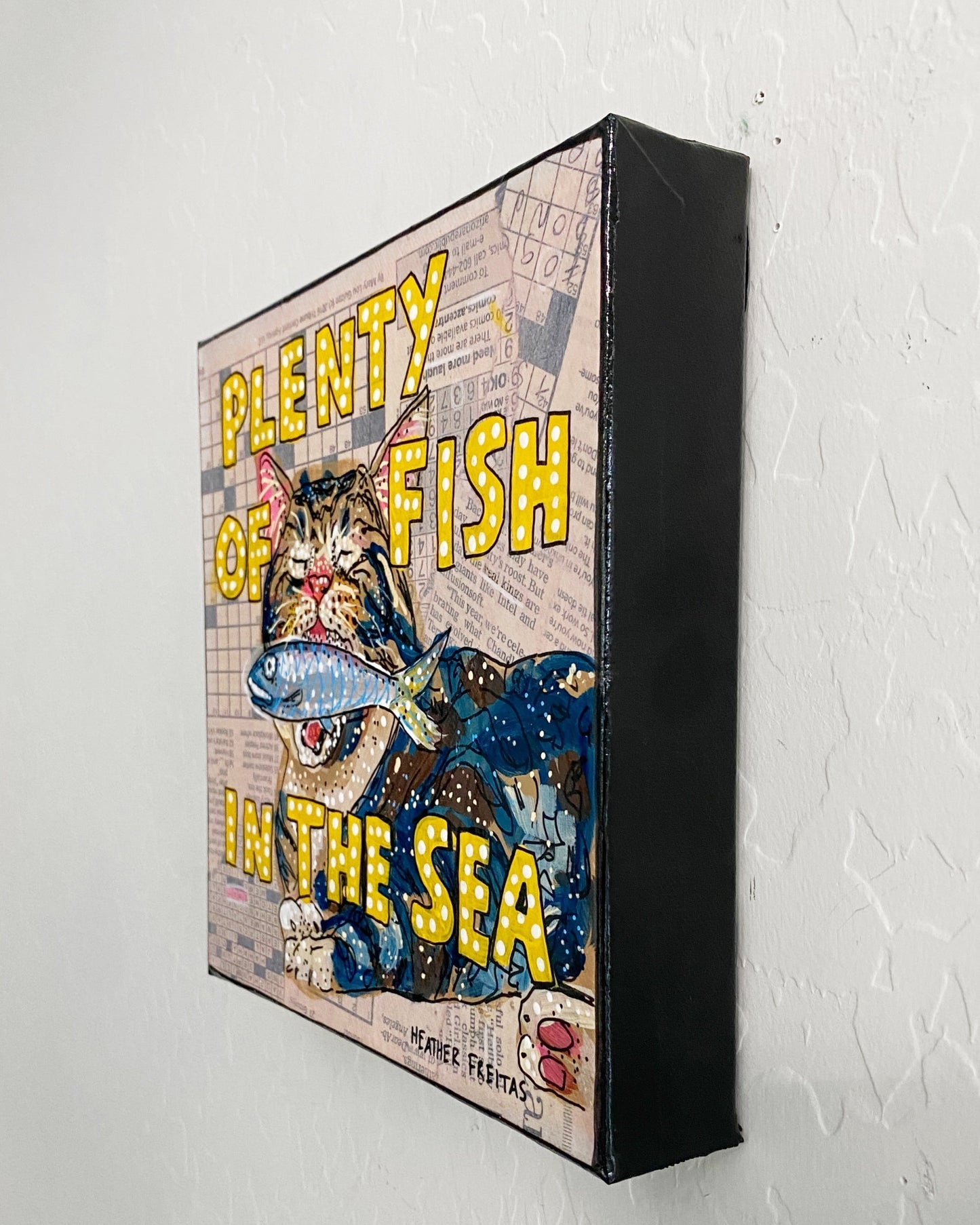 Plenty Of Fish In The Sea - Catfish Edition ( Original Painting )