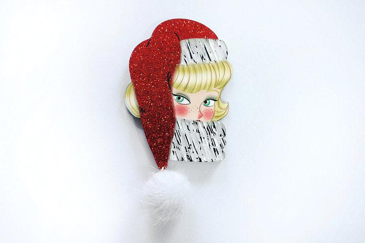 Santa Baby Blond Brooch by Laliblue