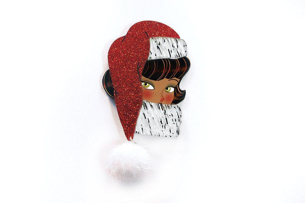 Santa Claus Hazel Brooch by Laliblue