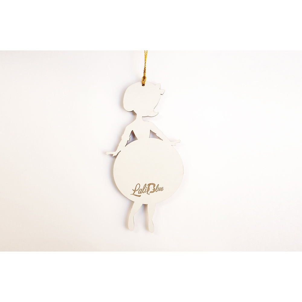 Striped Christmas Tree Ornament by Laliblue