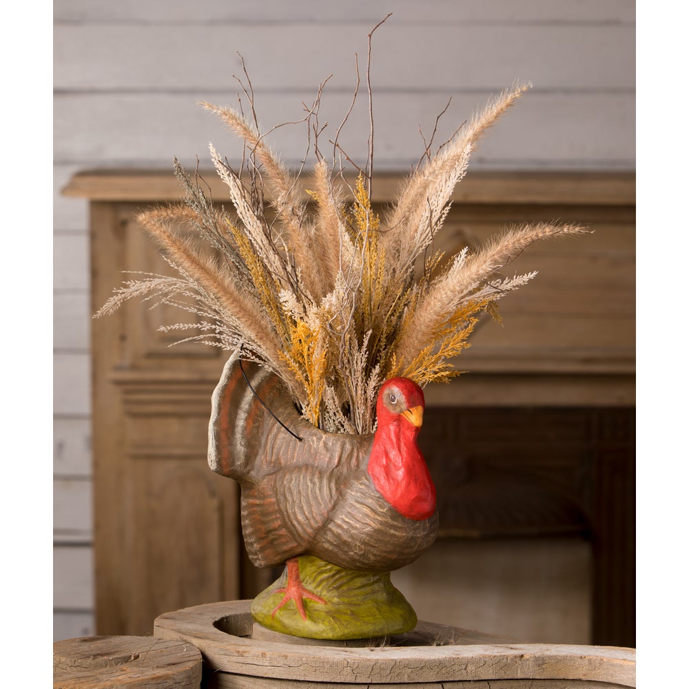 Vintage Turkey Bucket by Bethany Lowe Designs