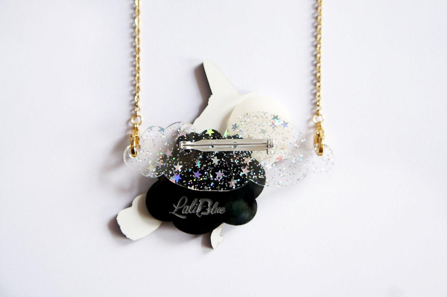 Witch Convertible Necklace-Brooch by Laliblue