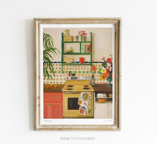Wild Kingdom Art Print- 8.5"x11" by Janet Hill