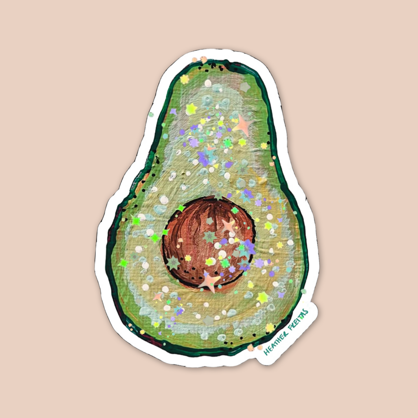 Avacado Sticker