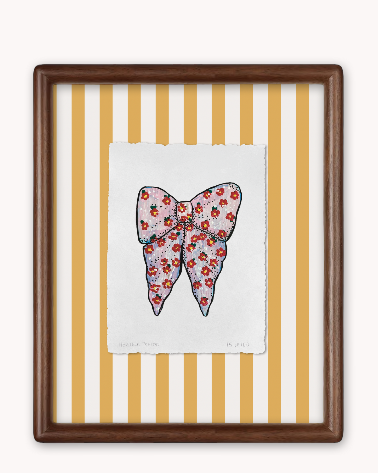 Pink Ribbon Limited Edition Framed Print