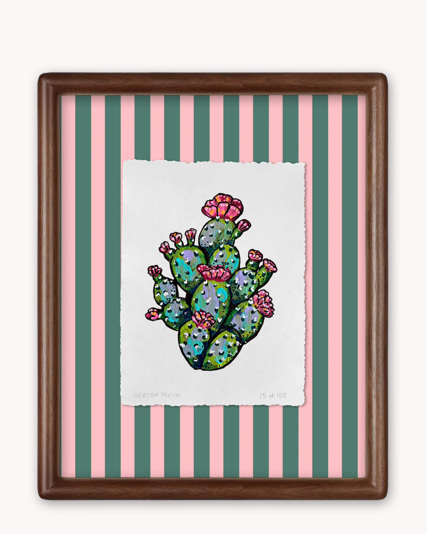 Prickly Pear Limited Edition Framed Print