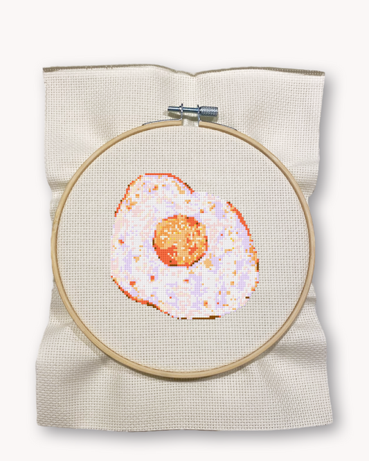 Egg Cross Stitch Kit ( LG 5 inch )