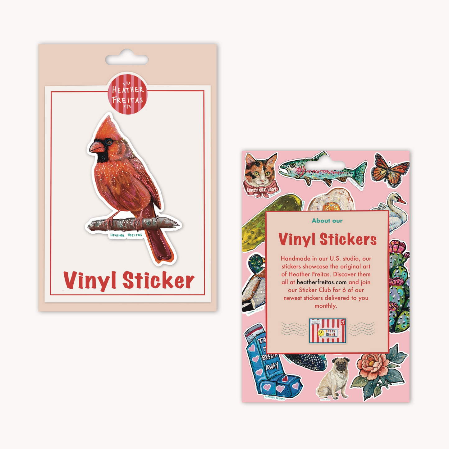Cardinal Sticker