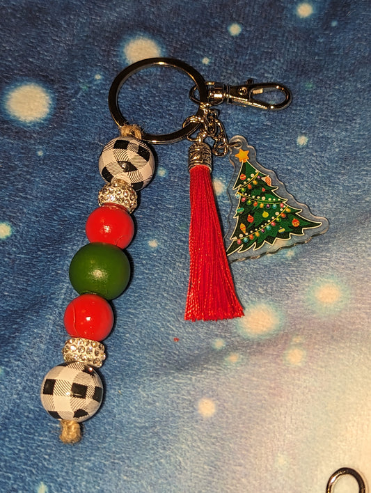 Christmas Christmas Tree Keychain