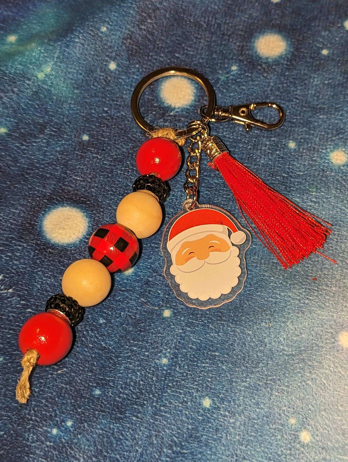 Christmas Santa Keychain