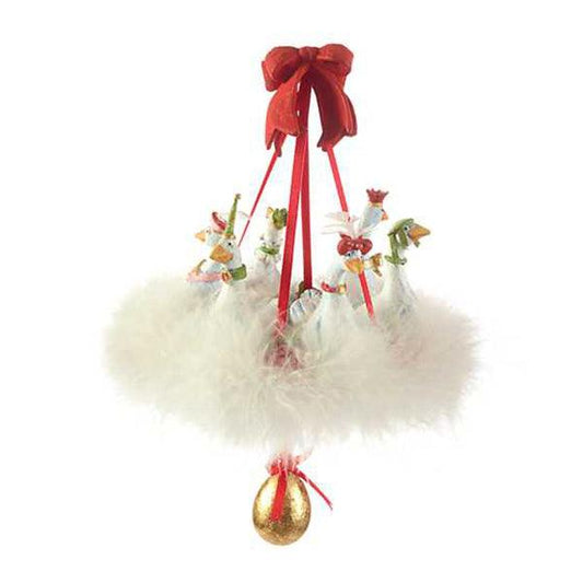 12 Days 6 Geese a-Laying Ornament by Patience Brewster
