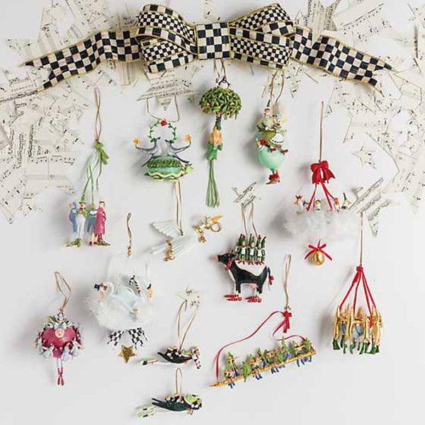 12 Days 7 Swans a-Swimming Ornament by Patience Brewster