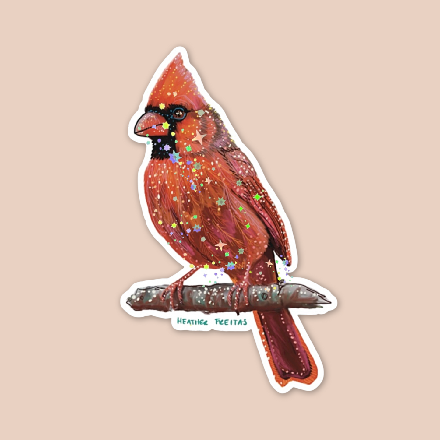 Cardinal Sticker