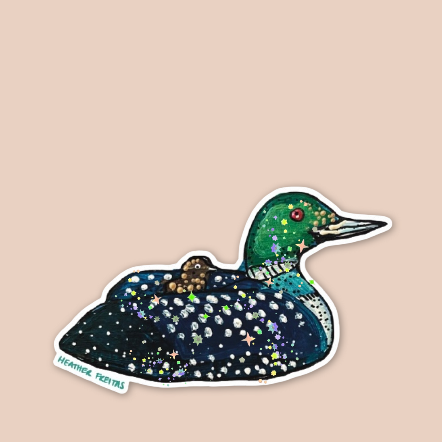 Loon Sticker