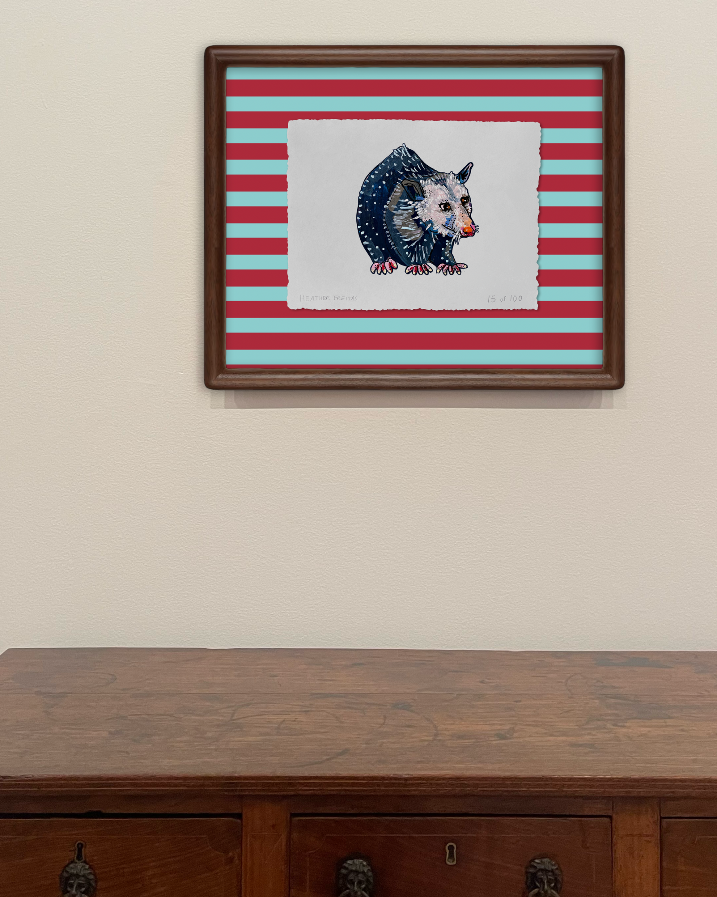 Opossum Limited Edition Framed Print
