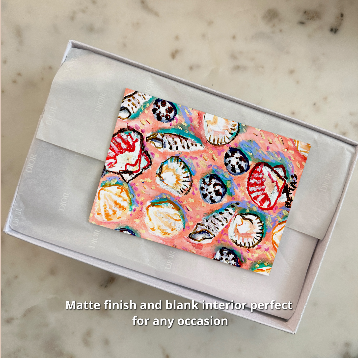 Pink Shells - Greeting Card / Fine Art Print