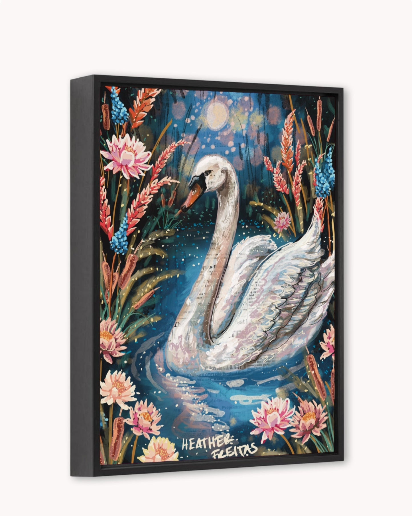 Serenity Swan Print