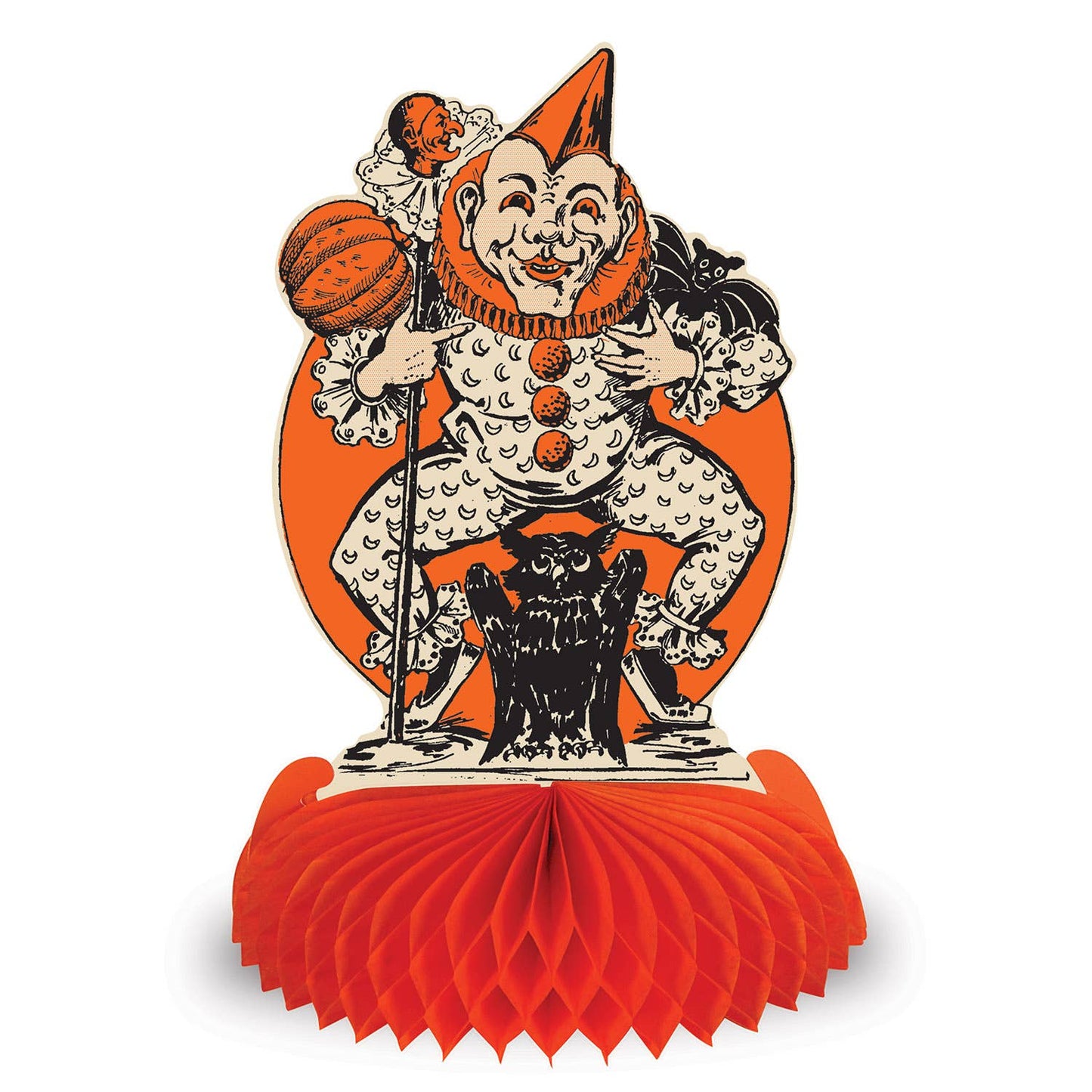 Vintage Halloween Honeycomb Centerpieces Set of 4