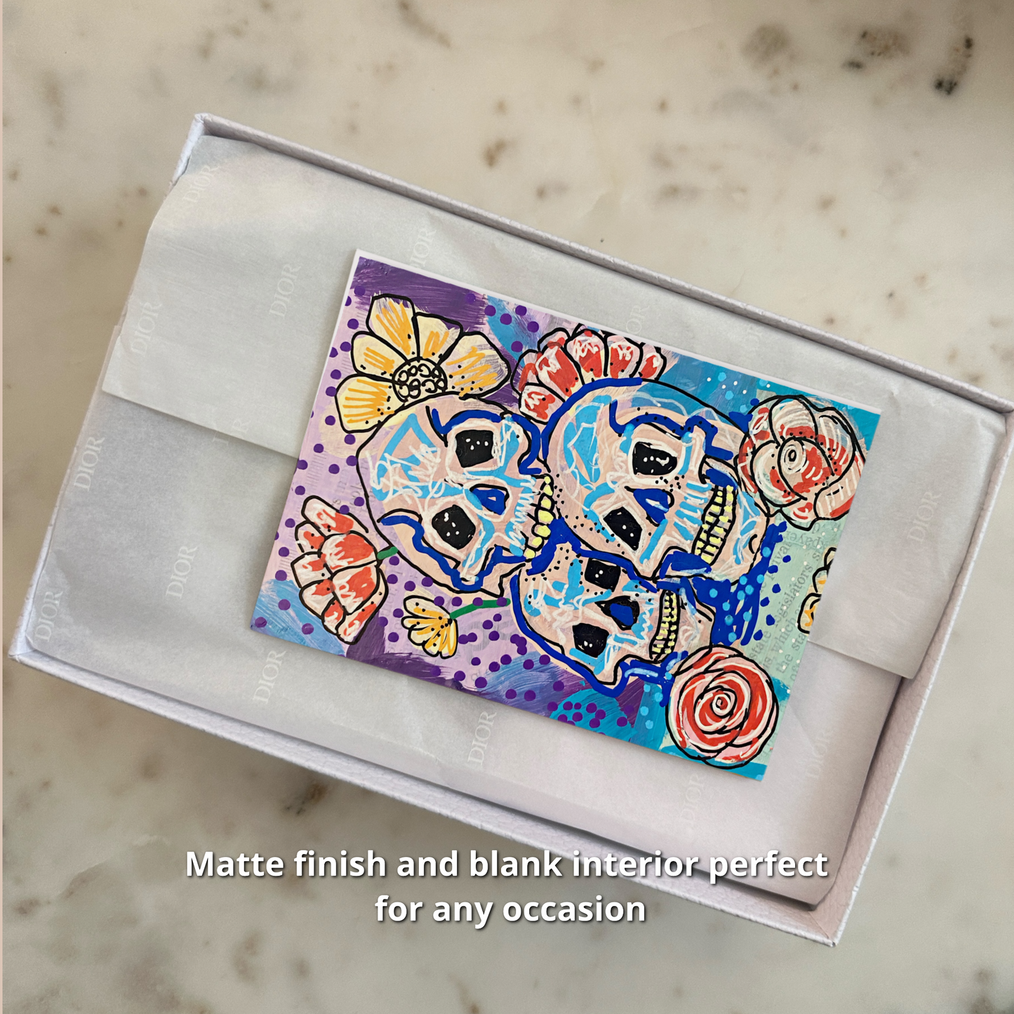 Three Skulls - Greeting Card / Fine Art Print