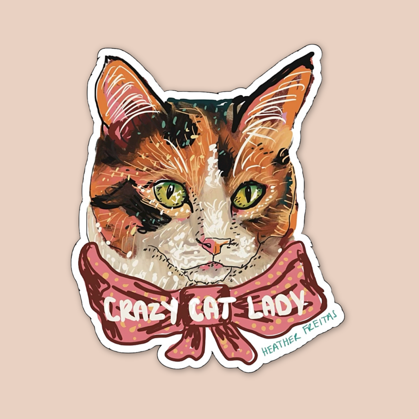 Crazy Cat Lady Sticker