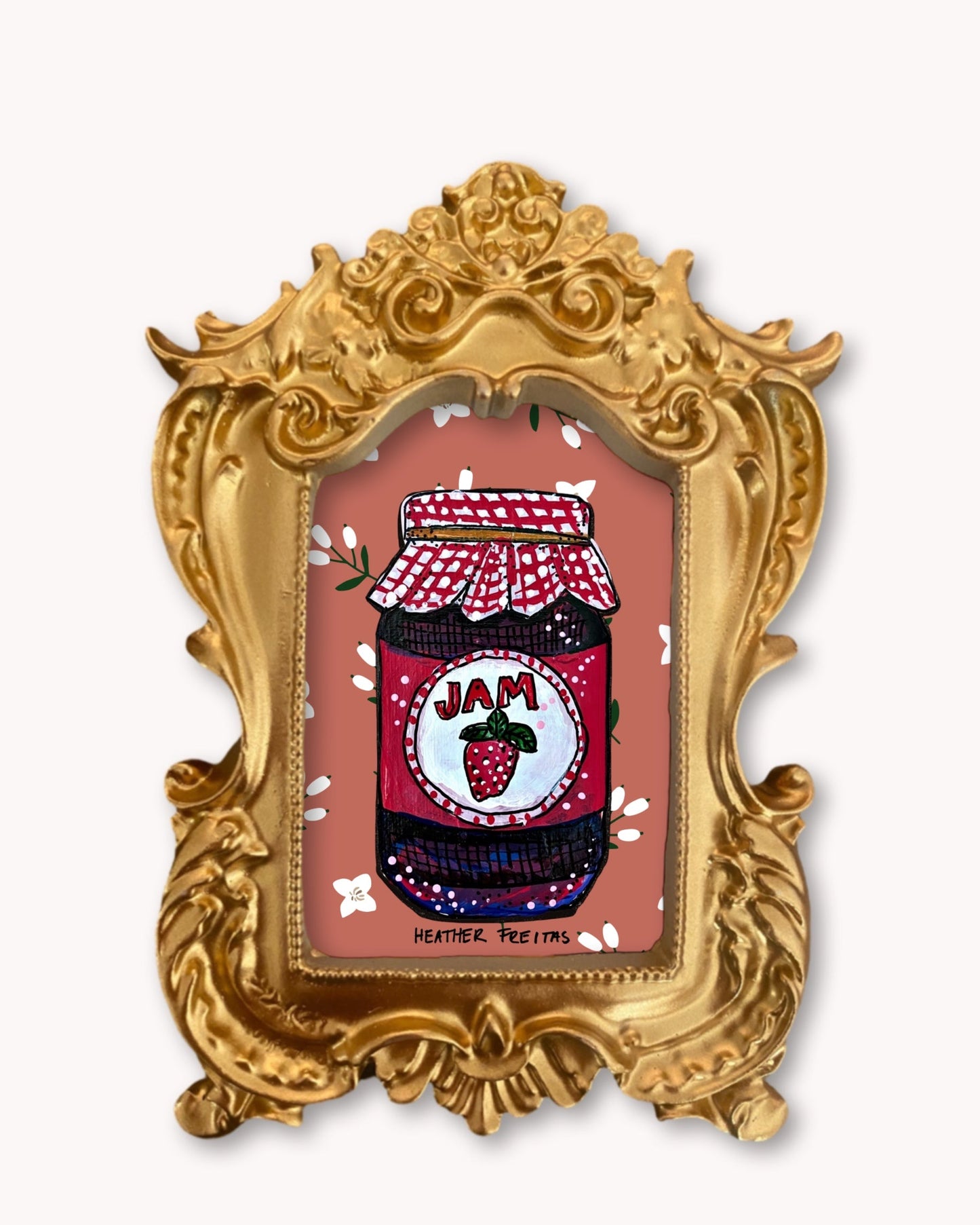 Strawberry Jam - Mini framed print