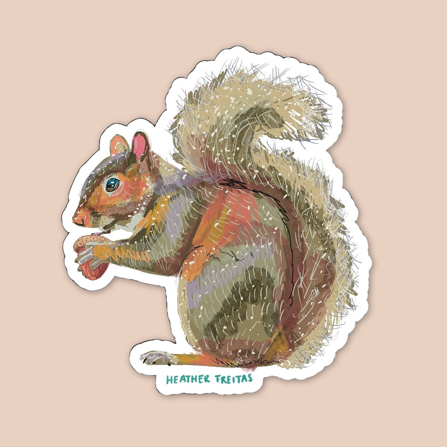 Squirrel Sticker