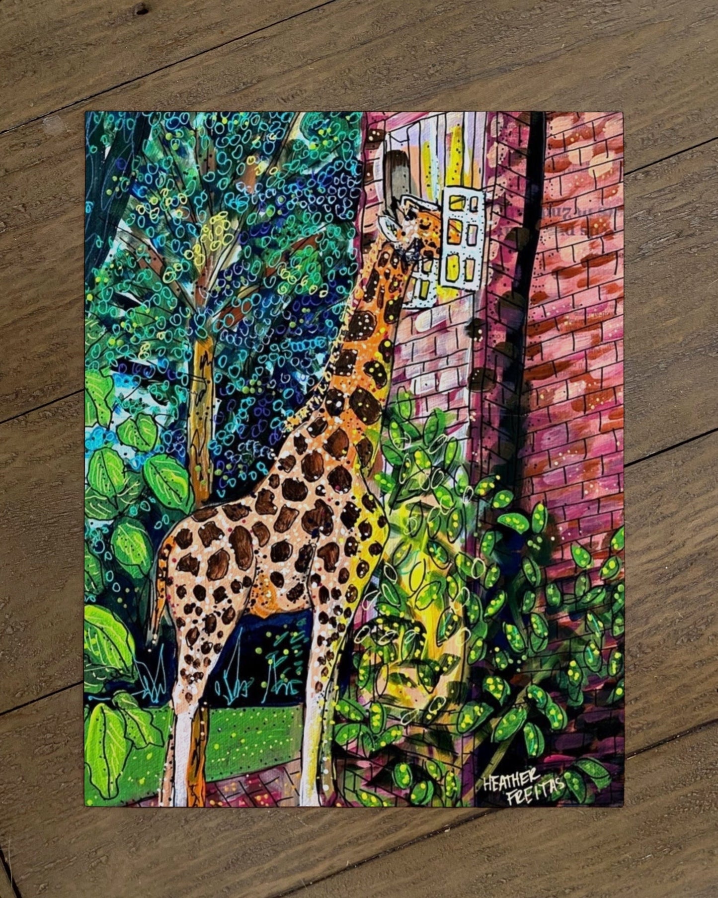Twilight Snack Giraffe Print